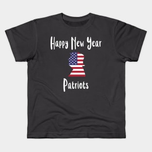 Happy New Year Patriotsfun Party Kids T-Shirt